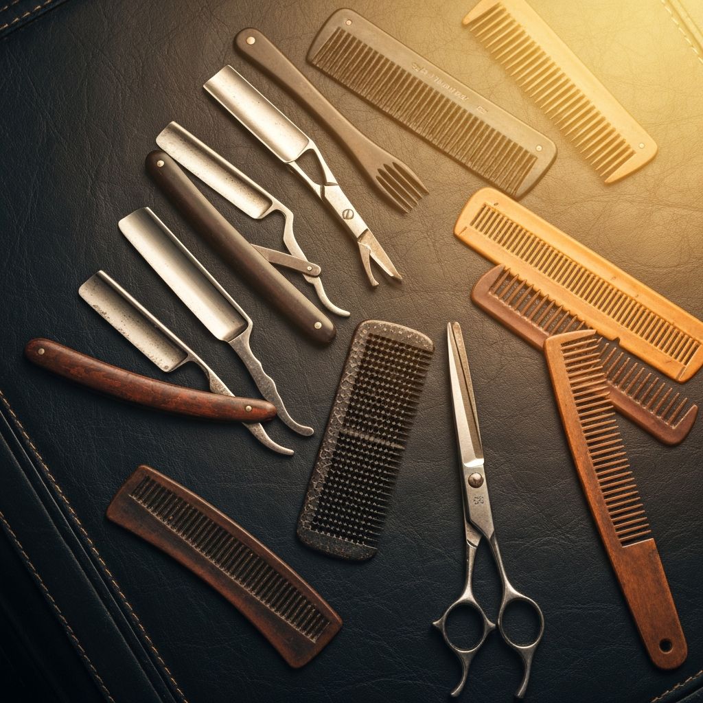 Ferramentas de barbeiro
